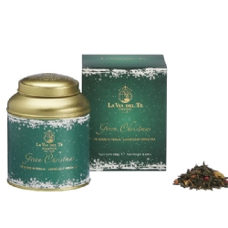 Green Christmas Leaf tea Flavoured teas and blends 125 grams tin